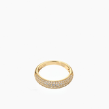 Half Pavé Ring Gold