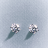 Stud earrings Silver-7mm