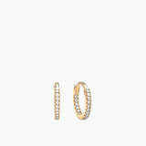 Stone Huggie Gold 6mm