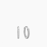 Stone Huggie Silver 6mm