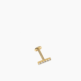 Long Stone Labret Gold