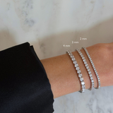 Tennis Bracelet Silver 2mm