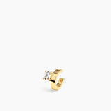 Emerald Ear Cuff Gold