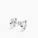 Sopra Emerald Huggies Silver