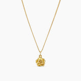 Rose Necklace Gold 52 cm