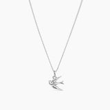 Swallow Necklace Silver 52 cm