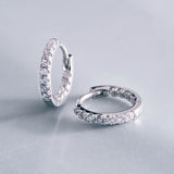Stone Huggie Silver 6mm