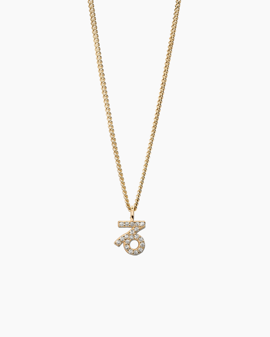 Zodiac Necklace Gold Taurus