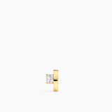 Emerald Ear Cuff Gold