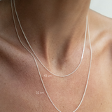 Thin chain Silver 52 cm