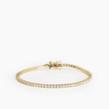 Tennis Bracelet Gold 2mm