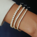 Tennis Bracelet Gold 2mm