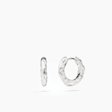 Sole Huggie Hoops Silver 9 mm