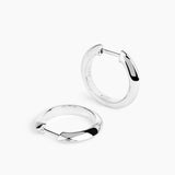 Rivetto Hoops Large Silver