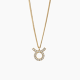 Zodiac Necklace Gold Taurus