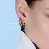 Rivetto Hoops Large Gold
