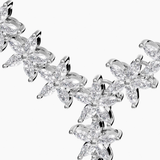 Flower Necklace Silver