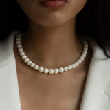 Cream Bead Necklace