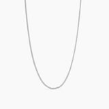 Flat Chain Silver 47 cm