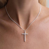 Large Cross Pendant Silver