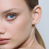 Stud Earrings Gold- 4mm