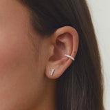 Long Stone Labret Silver