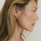 Ellipse Earrings Gold