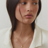 Lock Necklace Gold 52 cm