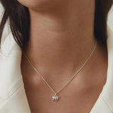 Heart Arrow Necklace Silver 52 cm