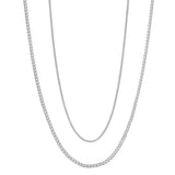 Large Cross Necklace Silver