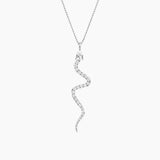Serpente Necklace Silver