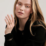 Plain Dualité Ring Gold