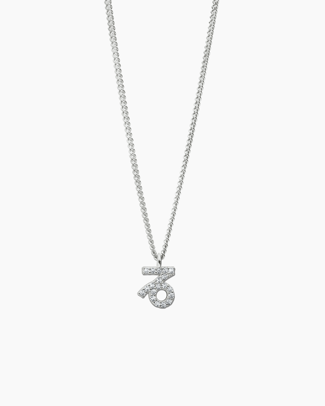 Zodiac Necklace Silver Taurus