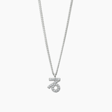 Zodiac Necklace Silver Taurus