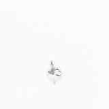 Clover Pavé Charm Silver