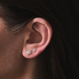 Stud Earrings Kit Silver