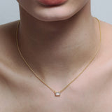 Emerald Necklace Gold