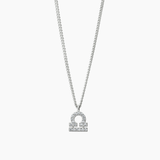 Zodiac Necklace Silver Taurus