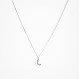 Moon Necklace Silver