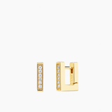 Pavé Pen Huggies Gold
