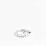 Sopra Aperto Pera Ring Silver