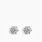 Stud earrings Silver-7mm