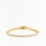 Tennis Bracelet Gold 3 mm