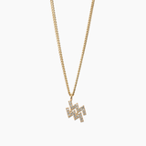 Zodiac Necklace Gold Taurus