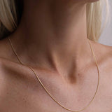 Thin Chain Gold 52 cm